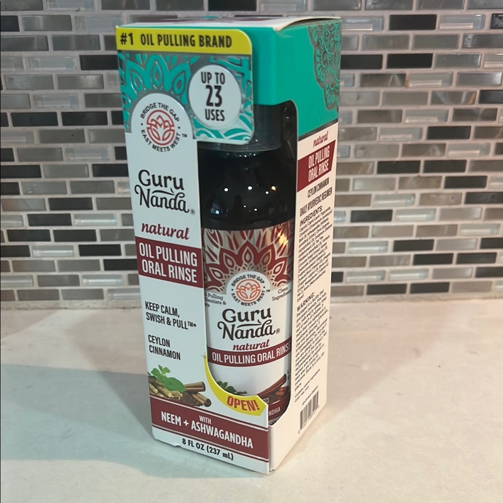 Natural Oil Pulling Oral Rinse - Brown